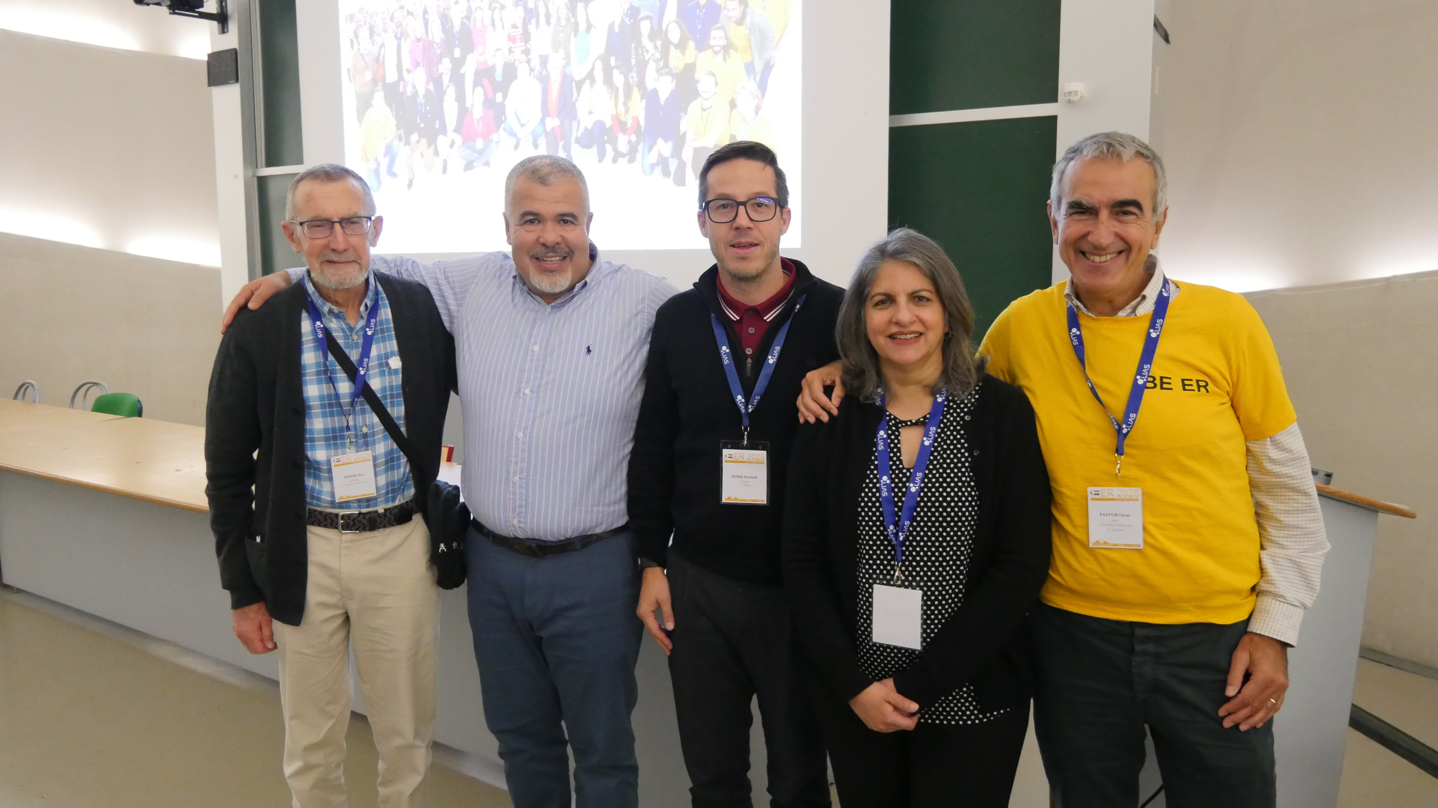 The core team of ER 2025 General Chairs and Program Co-Chairs